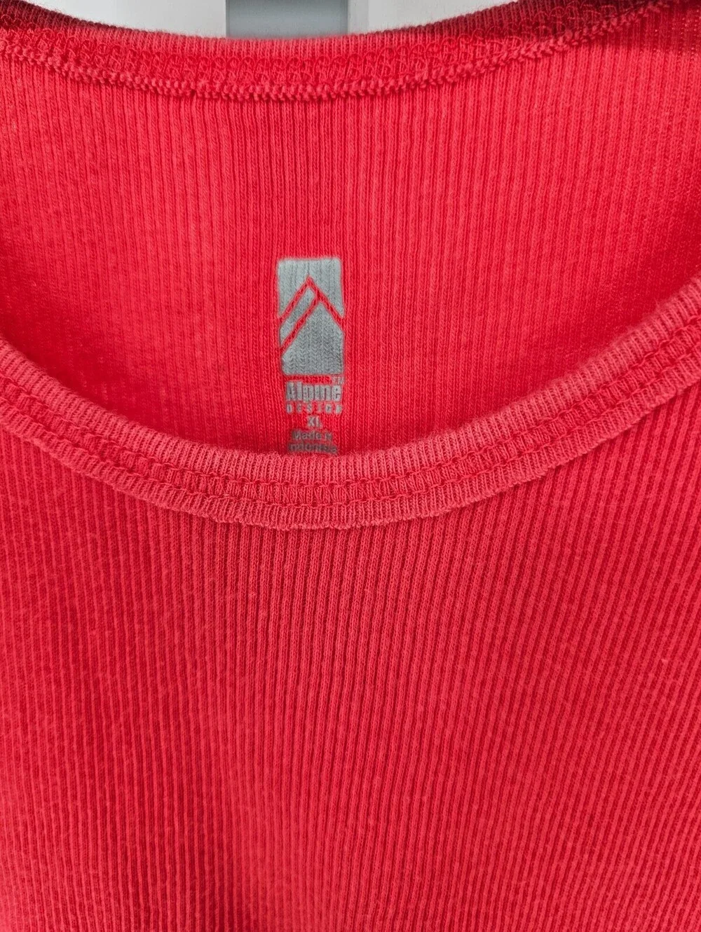 Alpine Design Womens Sz XL Classic Robbed Tank Top Solid Coral Pink - Picture 2 of 3